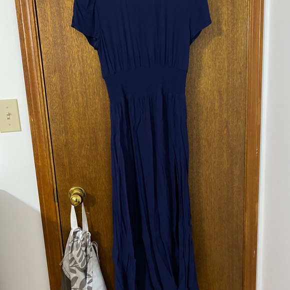 Wilfred - Navy Blue Midi Dress - Picture 2 of 4